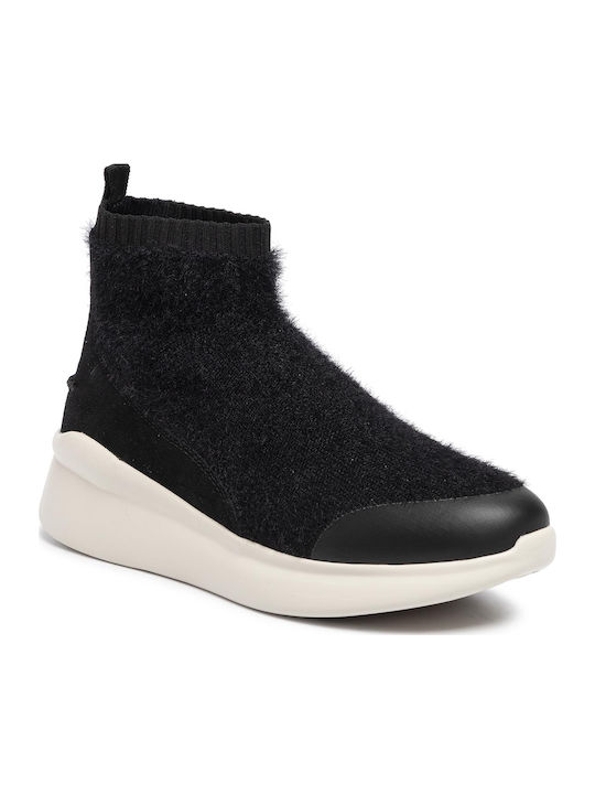 Griffith Damen Chunky Stiefel Schwarz
