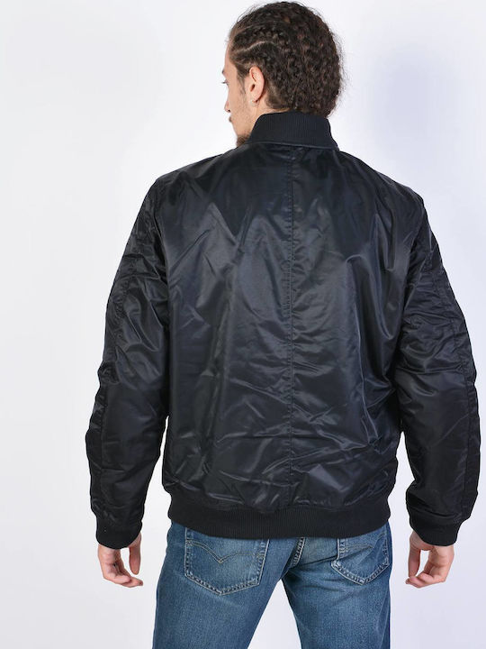 Jacke Bomber Schwarz