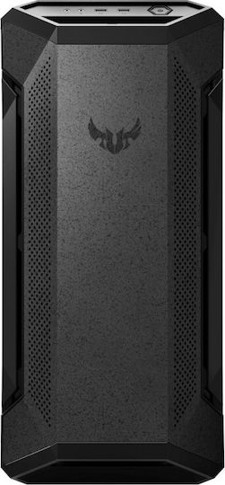 Asus TUF GT501 Gaming Midi Tower Κουτί Υπολογιστή με Πλαϊνό Παράθυρο και RGB Φωτισμό Μαύρο