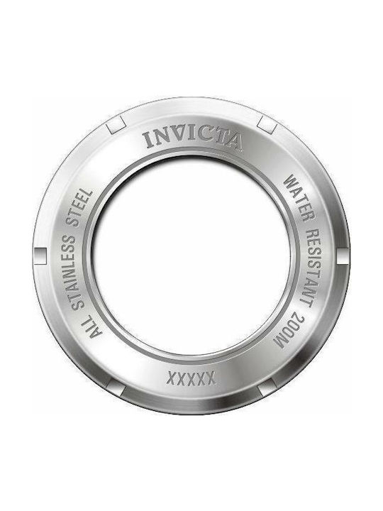 Invicta Pro Diver Ανδρικό Ρολόι 42mm Μπαταρίας με Ασημί Ατσάλινο Μπρασελέ