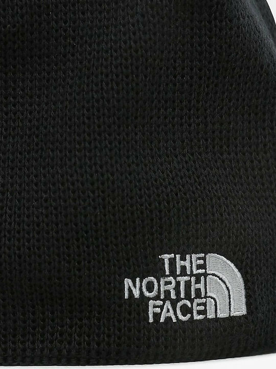 The North Face Bones Recycled Beanie Unisex Σκούφος Πλεκτός σε Μαύρο χρώμα