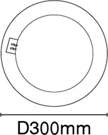 VK Lighting Λάμπα Φθορίου για Ντουί G10Q με Σχήμα T9 20W