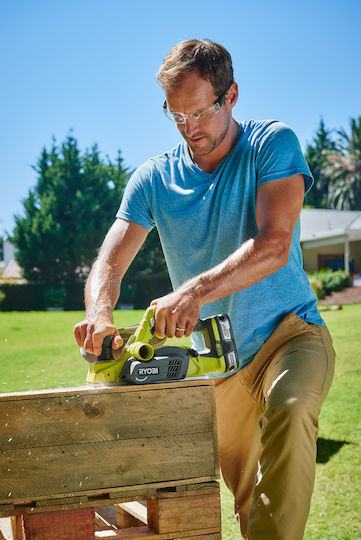Ryobi R18PL-0 Πλάνη 18V Solo με Σύστημα Αναρρόφησης
