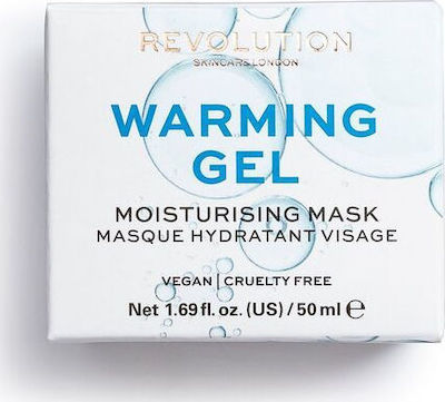 Revolution Beauty Warming Gel Gesichtsmaske für das Gesicht für Feuchtigkeitsspendend 50ml