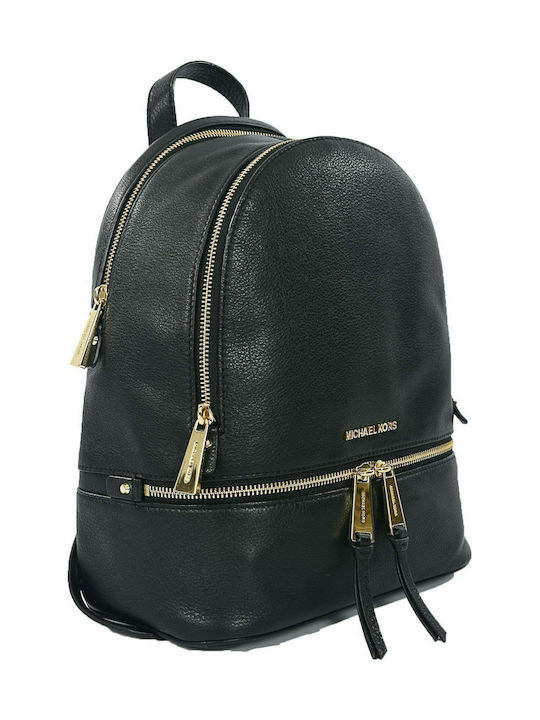 Rhea De piele Geantă de damă Rucsac Neagră