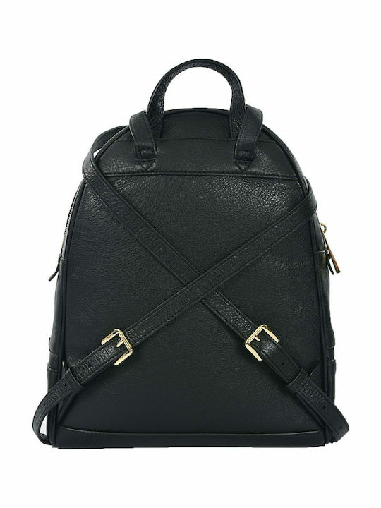Rhea De piele Geantă de damă Rucsac Neagră