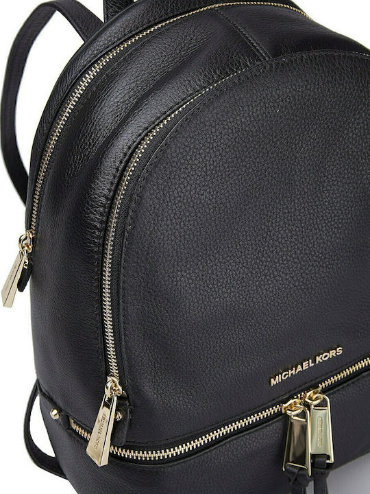 Rhea De piele Geantă de damă Rucsac Neagră