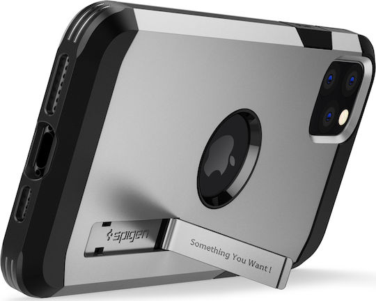 Spigen Tough Armor Back Cover Plastic 1.2mm Silver (iPhone 11 Pro)