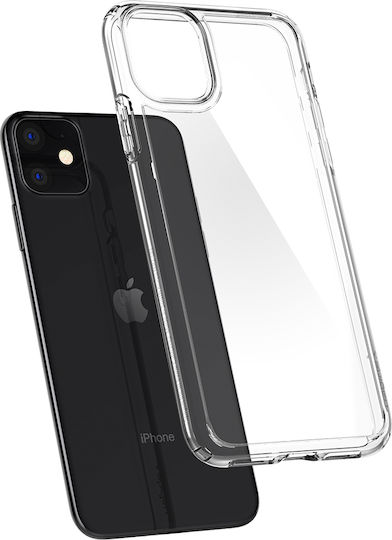 Spigen Crystal Hybrid Задна корица Силикон Прозрачен (iPhone 11)