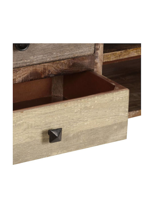 TV Stand from Solid Wood Mango L118xW30xH40cm