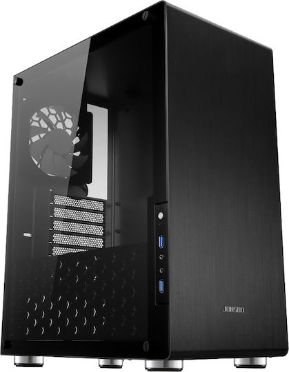 Jonsbo U4 Midi Tower Κουτί Υπολογιστή Μαύρο