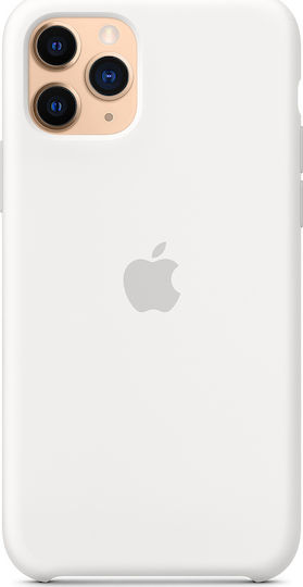 Apple Back Cover Silicon Alb (iPhone 11 Pro)