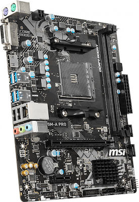 MSI A320M-A Pro Motherboard Micro ATX με AMD AM4 Socket