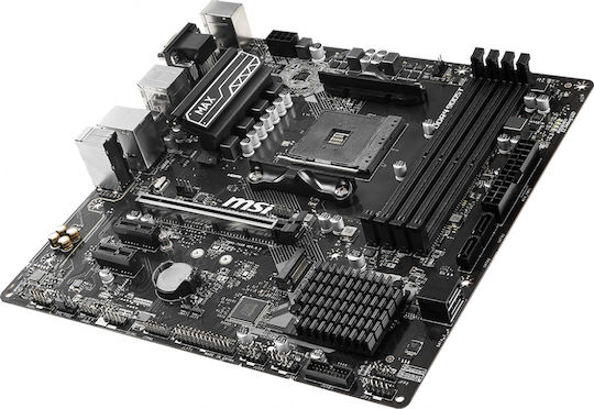 MSI B450M Pro-VDH Max Motherboard Micro ATX με AMD AM4 Socket
