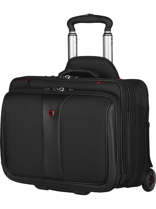 Wenger Patriot II Τσάντα Laptop 17" με Ροδάκια σε Μαύρο χρώμα