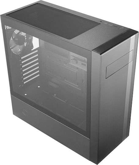 CoolerMaster Masterbox NR600 Gaming Midi Tower Κουτί Υπολογιστή με Πλαϊνό Παράθυρο Γκρι