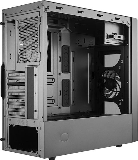 CoolerMaster Masterbox NR600 Gaming Midi Tower Κουτί Υπολογιστή με Πλαϊνό Παράθυρο Γκρι