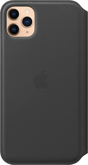 Apple Buchen Sie Synthetisches Leder Schwarz (iPhone 11 Pro Max)