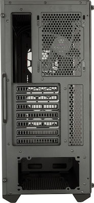 CoolerMaster Masterbox MB511 Midi Tower Κουτί Υπολογιστή με Πλαϊνό Παράθυρο Κόκκινο