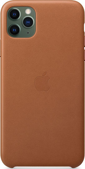 Apple Back Cover Leather Brown (iPhone 11 Pro Max)