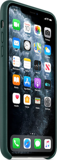 Apple Back Cover Leather Green (iPhone 11 Pro Max)