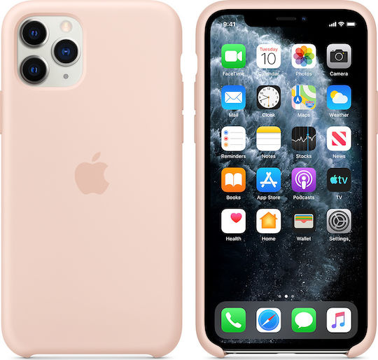 Apple Back Cover Silicon Roz (iPhone 11 Pro)