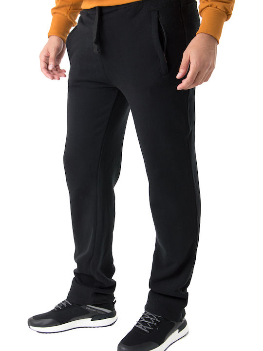 Sweatpants without Elastic Black