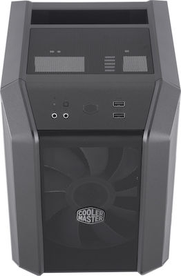CoolerMaster Mastercase H100 Cube Κουτί Υπολογιστή με RGB Φωτισμό Γκρι