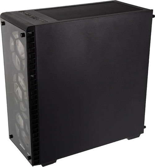 Kolink Observatory Gaming Midi Tower Κουτί Υπολογιστή με Πλαϊνό Παράθυρο και RGB Φωτισμό Μαύρο
