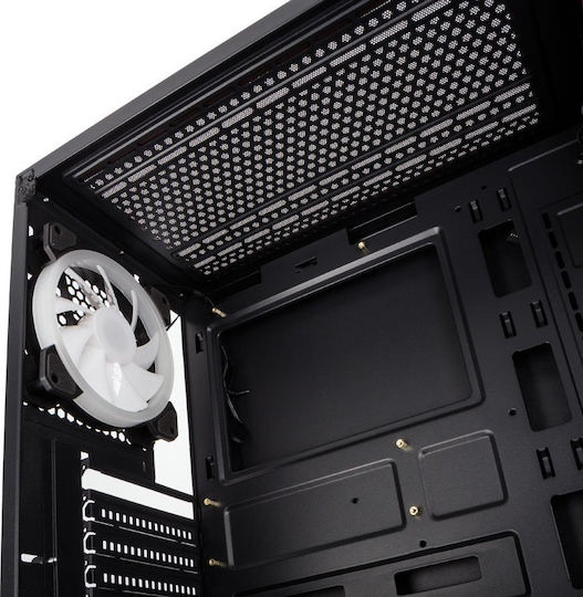 Kolink Observatory Gaming Midi Tower Κουτί Υπολογιστή με Πλαϊνό Παράθυρο και RGB Φωτισμό Μαύρο