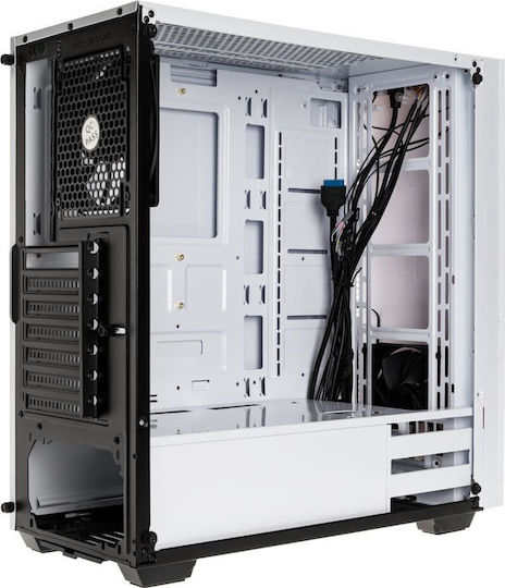 Kolink Stronghold Gaming Midi Tower Κουτί Υπολογιστή με Πλαϊνό Παράθυρο Λευκό