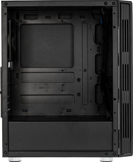 Kolink Nimbus Gaming Midi Tower Κουτί Υπολογιστή με RGB Φωτισμό Μαύρο