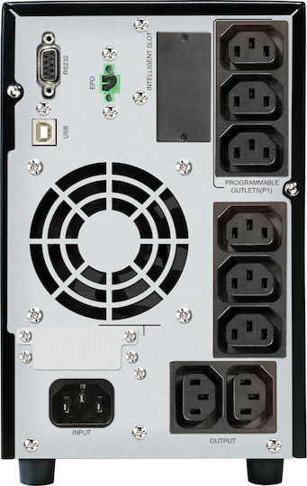 Powerwalker VI 1500 CW IEC UPS Line-Interactive 1500VA 1050W with 8 IEC Power Plugs
