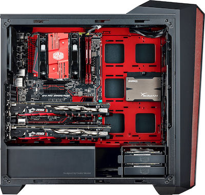 CoolerMaster Masterbox 5t Gaming Midi-Turm Computergehäuse Schwarz