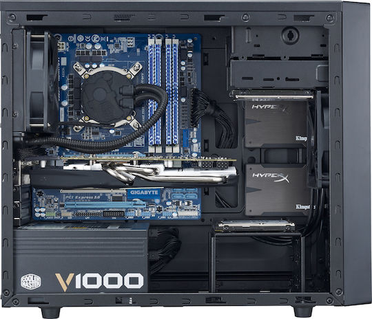 CoolerMaster N200 Mini Tower Κουτί Υπολογιστή Μαύρο