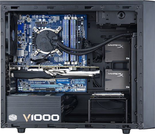 CoolerMaster N200 Mini Tower Κουτί Υπολογιστή Μαύρο