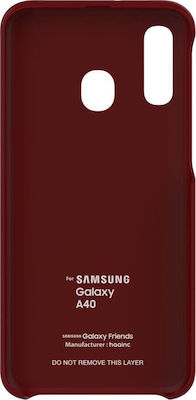 Samsung Smart Cover Marvel Umschlag Rückseite Kunststoff Schwarz (Galaxy A40) GP-FGA405HIBRW
