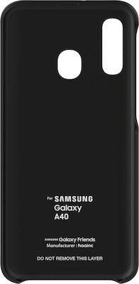 Samsung Smart Cover Marvel Umschlag Rückseite Kunststoff Schwarz (Galaxy A40) GP-FGA405HIBJW