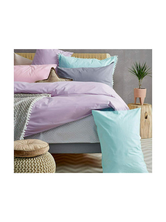 Palamaiki Etoile Set of Pillowcases with Envelope Cover Pink 50x70cm