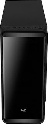 Aerocool SI-5200 Turnul Midi Cutie de calculator cu fereastră laterală Negru