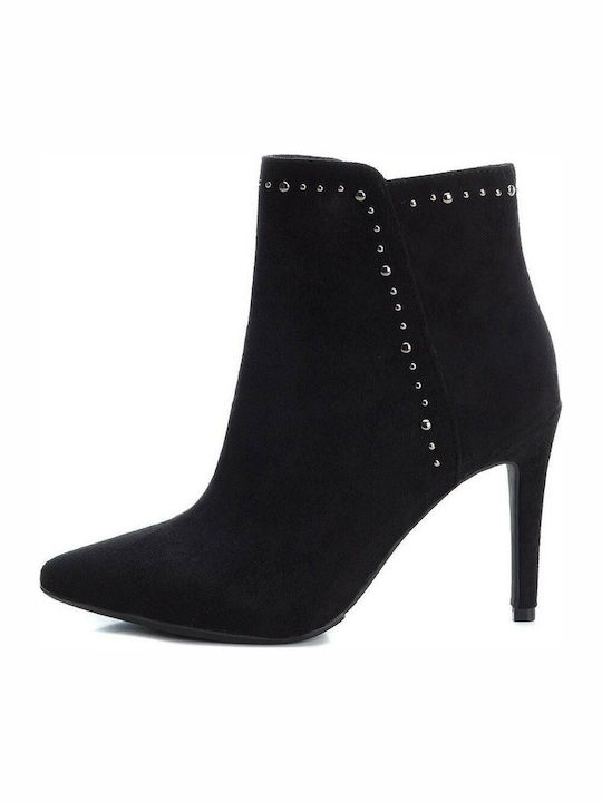 Xti Suede Women's Ankle Boots Black