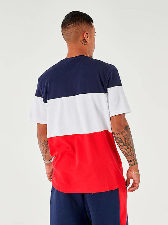 Fila Vialli T-shirt Bărbătesc cu Mânecă Scurtă Multicolor