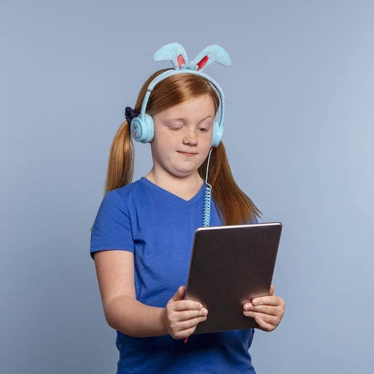 iFrogz Little Rockerz Costume Bunny Ενσύρματα Παιδικά On Ear Ακουστικά Τιρκουάζ
