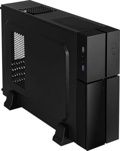 Aerocool Playa Slim Mini-Turm Computergehäuse mit RGB-Beleuchtung Schwarz