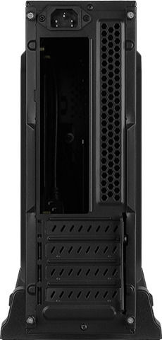 Aerocool Playa Slim Mini-Turm Computergehäuse mit RGB-Beleuchtung Schwarz