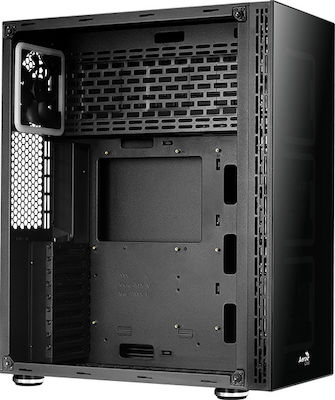 Aerocool Tor Pro Gaming Full Tower Κουτί Υπολογιστή με Πλαϊνό Παράθυρο και RGB Φωτισμό Μαύρο
