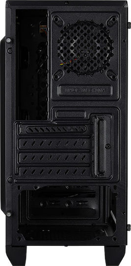 Aerocool Cylon Mini Gaming Mini Tower Κουτί Υπολογιστή με Πλαϊνό Παράθυρο και RGB Φωτισμό Μαύρο