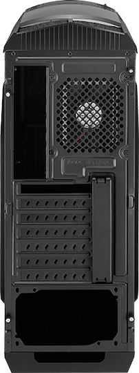 Aerocool Battlehawk Gaming Midi-Turm Computergehäuse mit Seitenfenster Schwarz