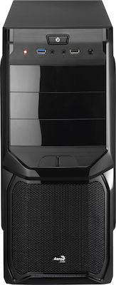 Aerocool V3X Advance Midi Tower Компютърна кутия Черен