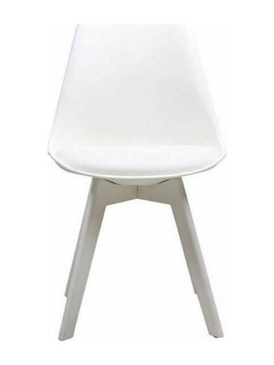 Martin-II Stühle Küche White 2Stück 52x49x82cm